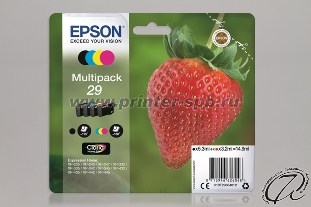 Epson C13T29864012 Картридж Epson T2986