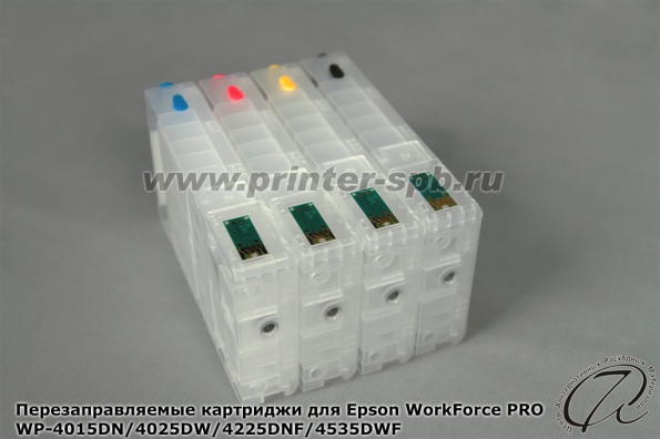 принтер Epson WP-4025DW: Перезаправляемые картриджи