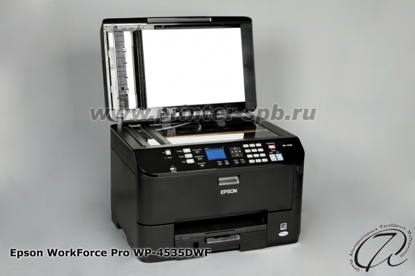 МФУ Epson WP-4535 DWF: Сканер вид слева