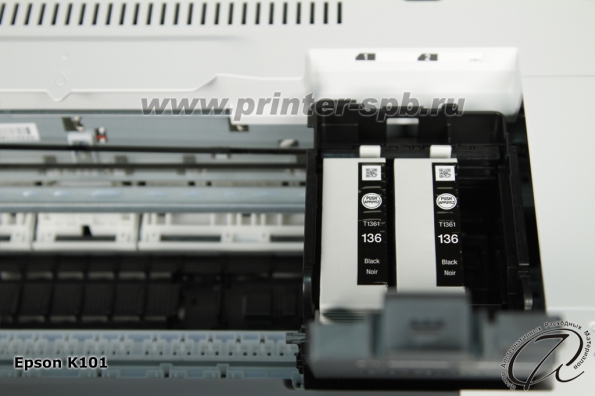 Epson K101: Каретка с картриджами