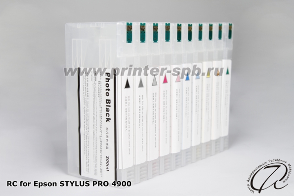 Epson 4900: Перезаправляемые картриджи