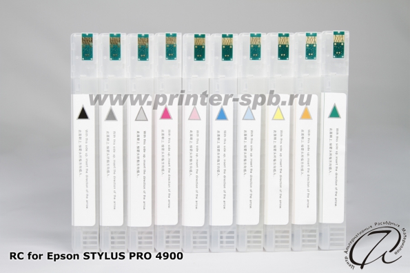 Epson Stylus PRO 4900: Перезаправляемые картриджи