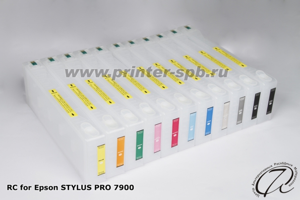 Epson Stylus PRO 7900: Перезаправляемые картриджи