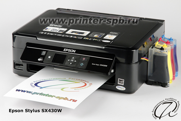 ��� EPSON SX430W � ���� �7 ��������-�������� ����������� 