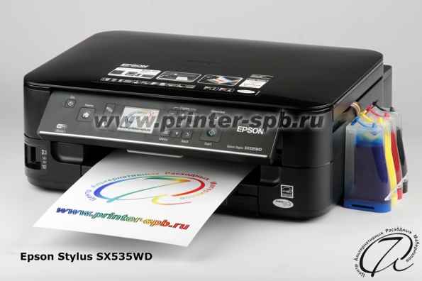 ��� Epson Stylus SX535WD � ���� ������ ��������