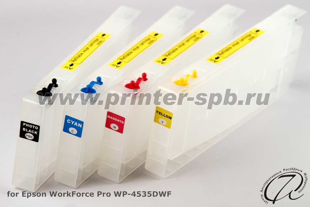 Перезаправляемые картриджи ПЗК для Epson WorkForce Pro WP-4535DWF