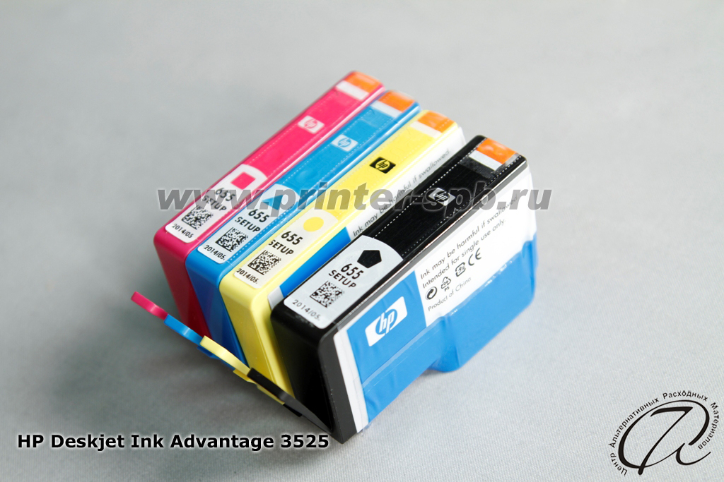 HP Deskjet Ink Advantage 3525: Картриджи HP 655 | Фотография