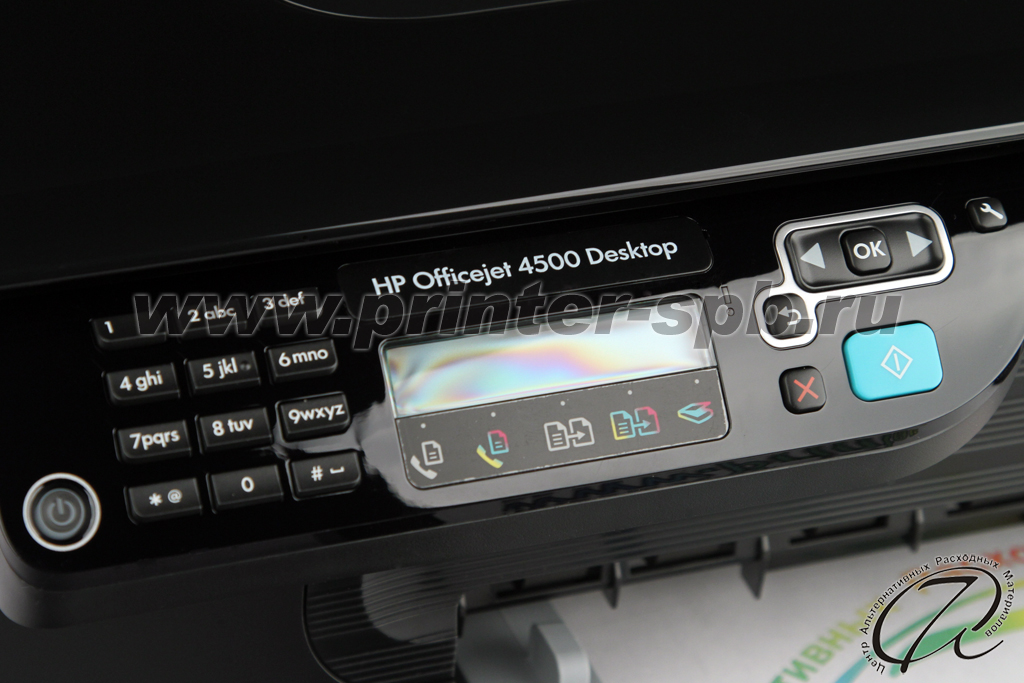 HP OfficeJet 4500 Панель управления HP OfficeJet 4500 Панель управления