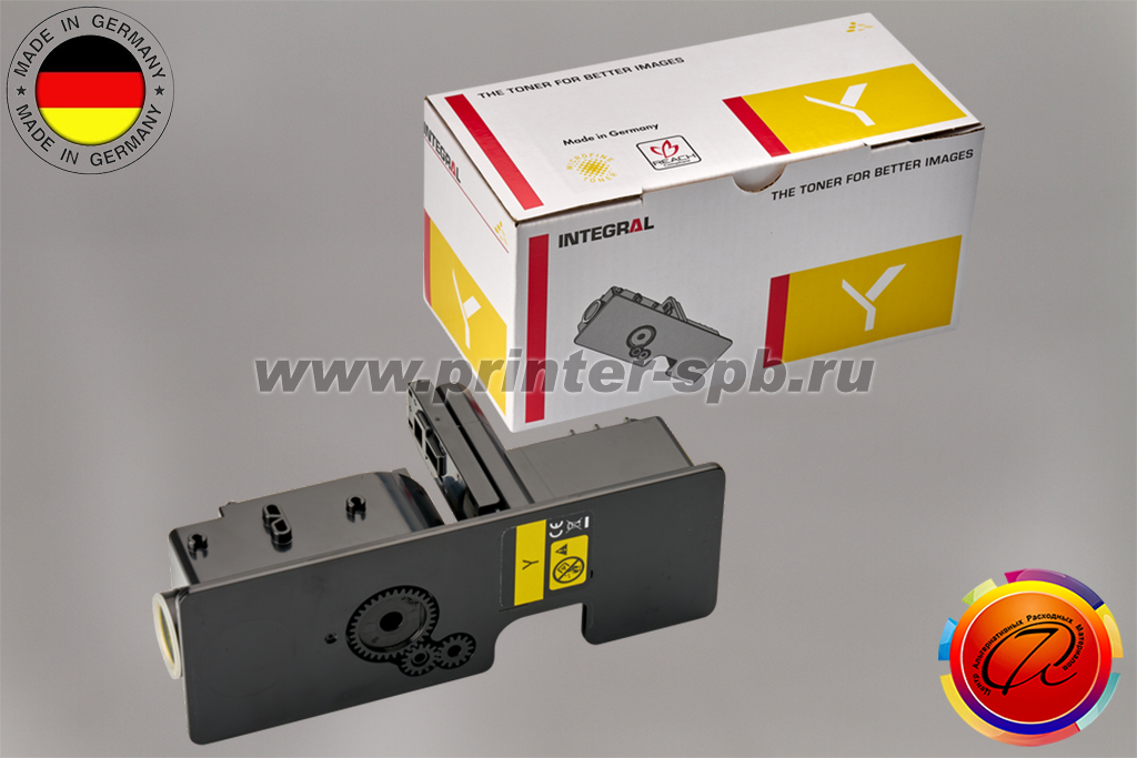 Тонер-картридж Integral TK-5440Y, ресурс стр.: 2 200, цвет: yellow, вендор: Kyocera