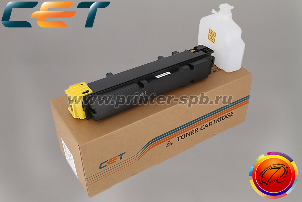 Тонер-картридж CET Kyocera TK-5380Y совместимый, ресурс стр.: 13 000, цвет: yellow, вендор: Kyocera