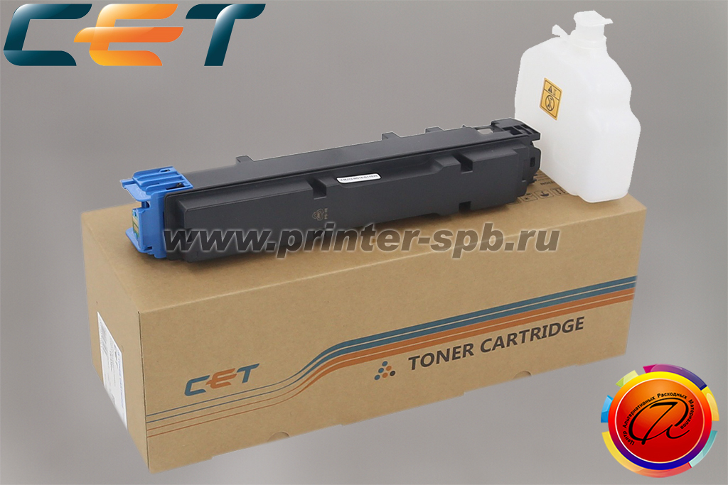 Тонер-картридж CET Kyocera TK-5380C совместимый, ресурс стр.: 10 000, цвет: cyan/голубой