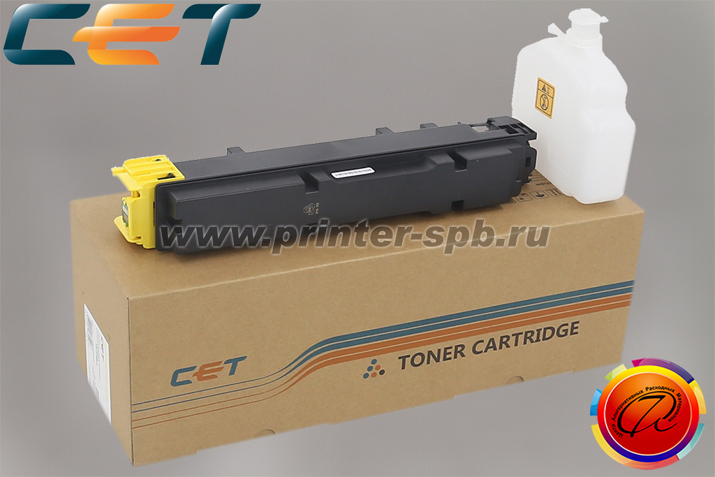 Тонер-картридж CET Kyocera TK-5380Y совместимый, ресурс стр.: 10 000, цвет: yellow/желтый