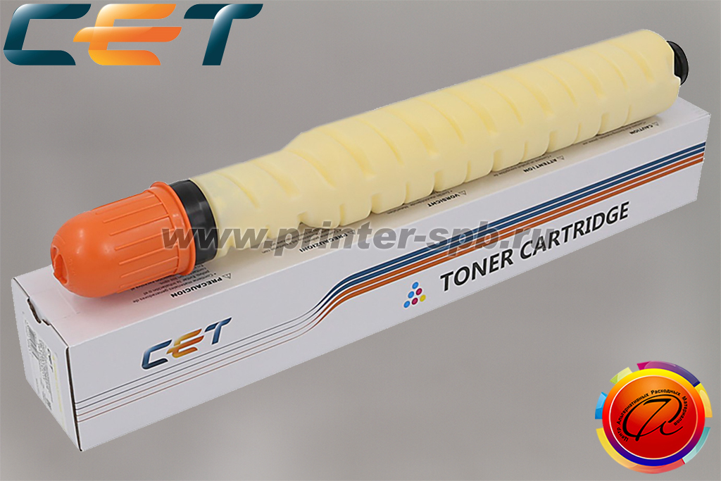 Тонер-картридж Canon T01Y/T07Y/T11Y совместимый CET, ресурс стр.: 39 500, цвет: yellow/желтый, артикул: CET141946