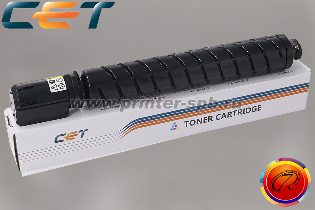 Центральный вид, картридж CET141898, совместимый с imageRUNNER (iR) C3326i Тонер-картридж CET141898 C-EXV65Y