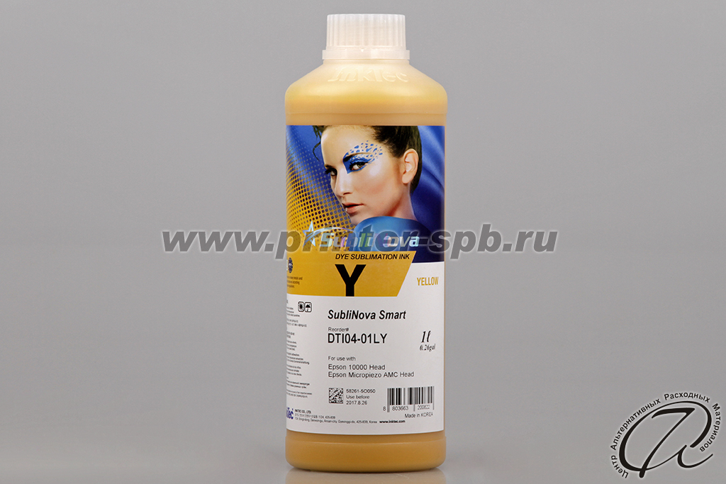 Чернила сублимационные Inktec SubliNova Smart DTI04-01LY