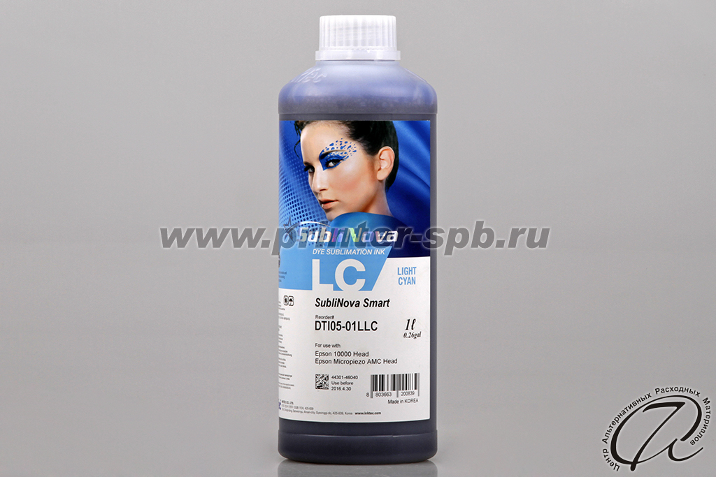 Чернила сублимационные Inktec SubliNova Smart DTI05-01LLC светло-голубой