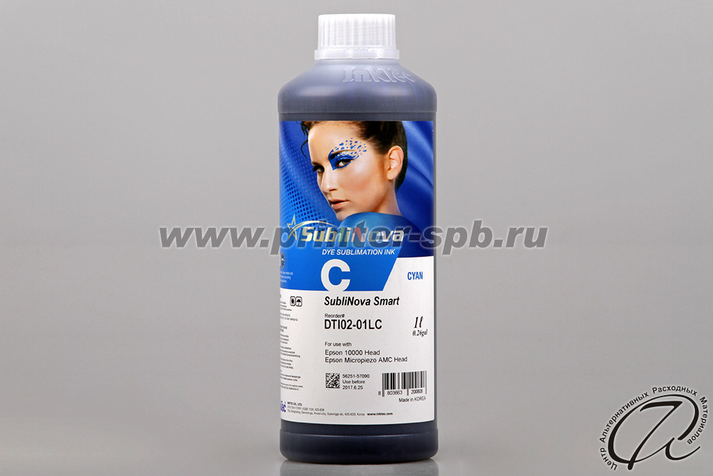 Чернила сублимационные Inktec SubliNova Smart DTI02-01LC