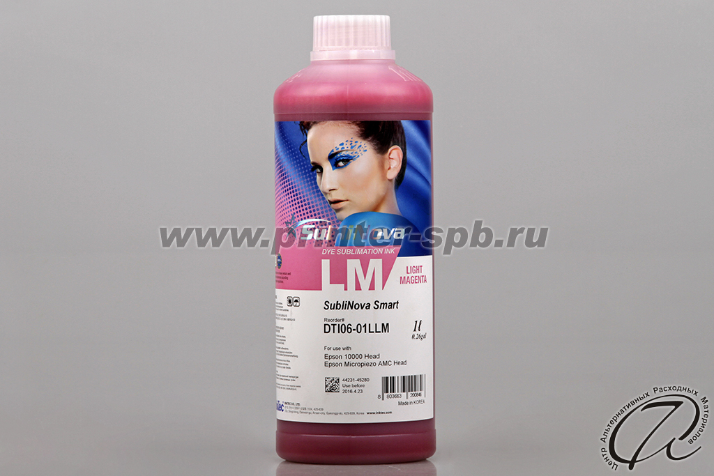 Чернила сублимационные Inktec SubliNova Smart DTI06-01LLM светло-пурпурный