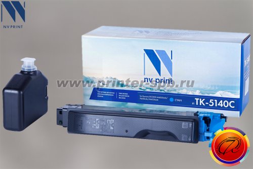 Картридж NV-Print TK-5140C, цвет: cyan, ресурс стр.: 5 000, совместимый с Kyocera