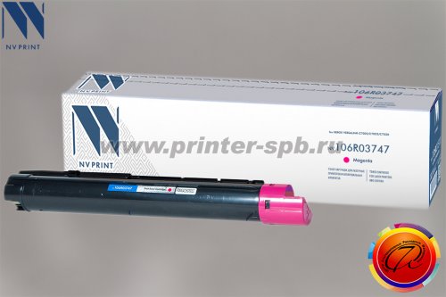 Картридж NV-Print NV-106R03747M magenta с чипом, ресурс стр.: 16 500, совместимый с Xerox VersaLink C7030, C7025, C7020