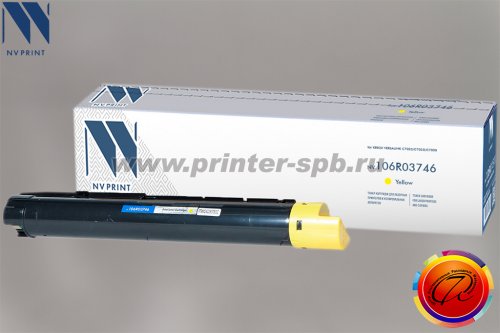 Картридж NV-Print NV-106R03746Y yellow с чипом, ресурс стр.: 16 500, совместимый с Xerox VersaLink C7030, C7025, C7020