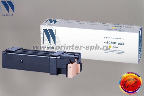 Картридж NV-Print/NVP 106R01603, ресурс стр.: 2 500, цвет: yellow, совместимый с Xerox Phaser 6500 и WorkCentre 6505