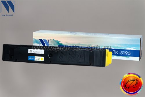 Картридж NV-Print TK-5195, цвет: yellow/желтый, ресурс стр.: 7 000, совместимый с Kyocera