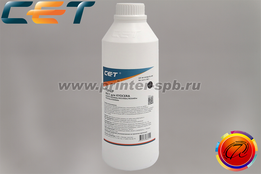 Тонер CET8857B-300, вес нетто г: 300, бренд: CET