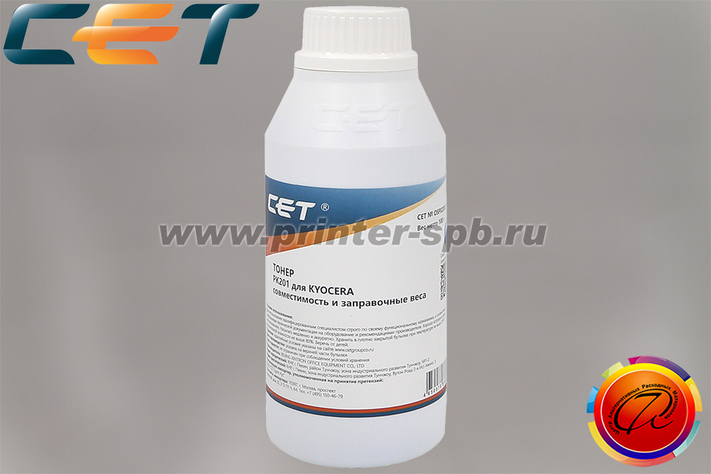 Тонер CET OSP0201C-100, цвет: голубой, вес нетто г: 100, серия: PK201