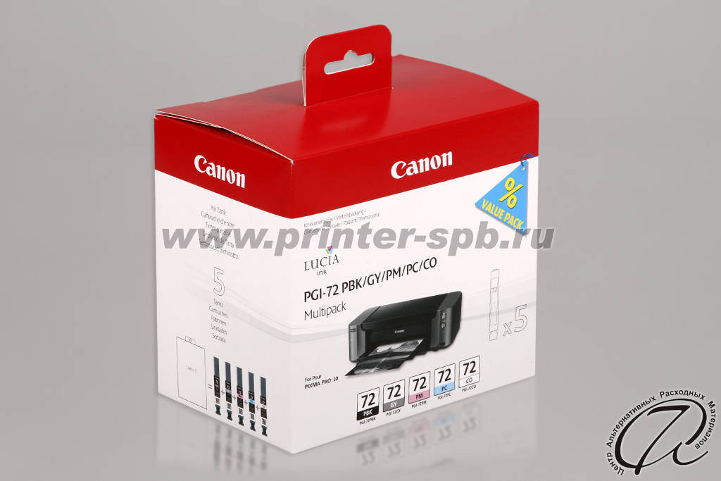 Набор картриджей Canon PGI-72PBK/GY/PM/PC/CO