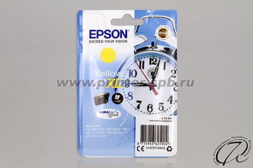 Картридж Epson 27XL yellow/желтый