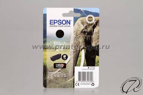 Картридж Epson 24 black/черный