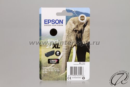 Картридж Epson 24XL black/черный