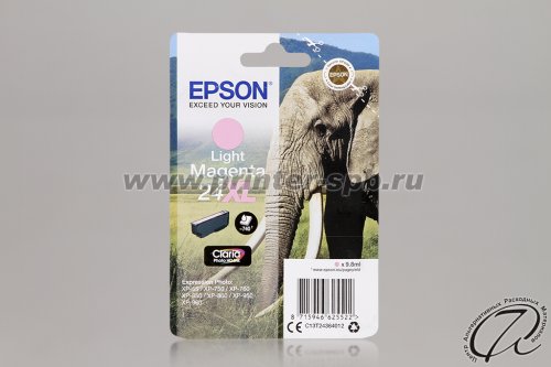 Картридж Epson 24XL light magenta/светло-пурпурный