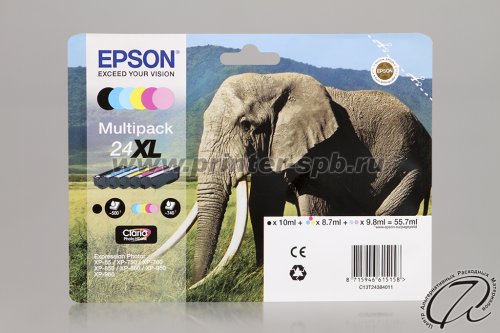 Набор картриджей Epson 24XL (6 штук)