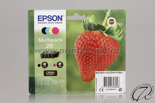Набор картриджей Epson 29, 4 штуки