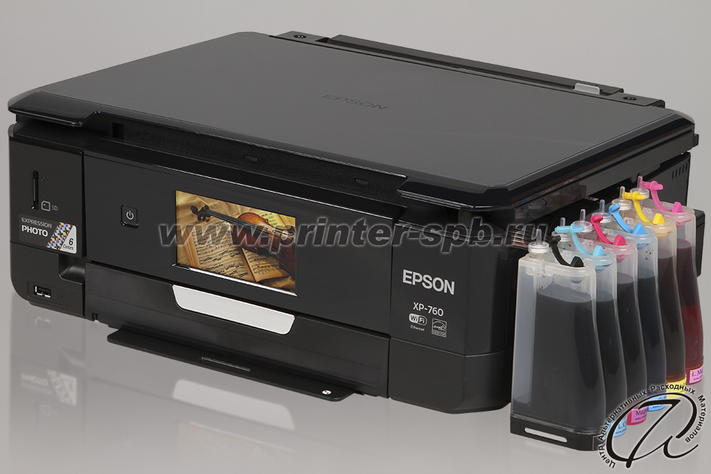 Epson Expression Photo XP-760 с СНПЧ