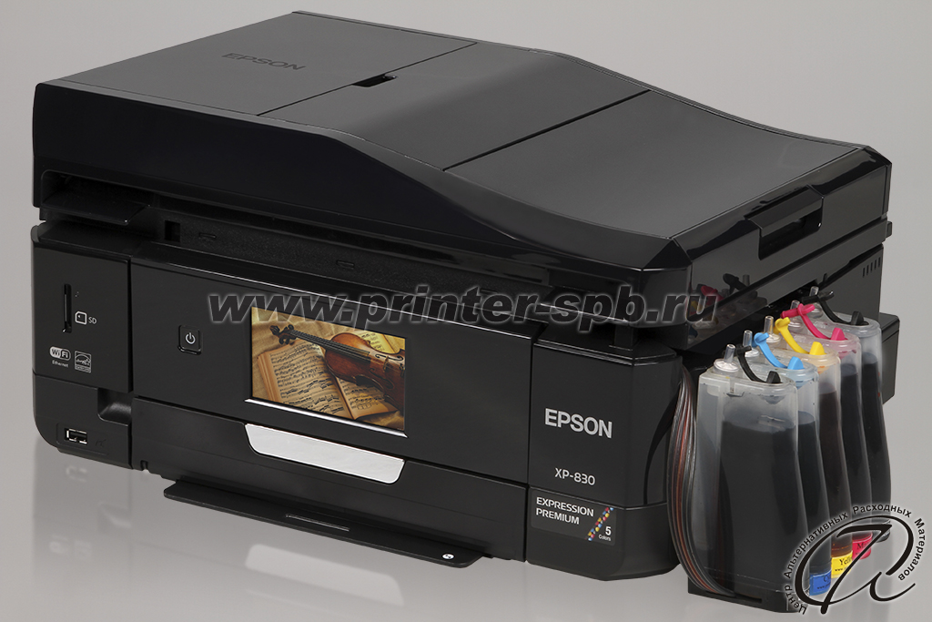 Epson Expression Premium XP-830 с СНПЧ