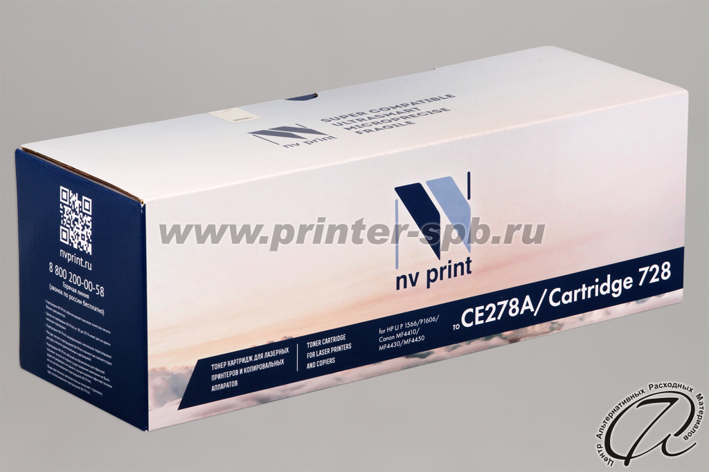 Лазерный картридж HP CE278A Canon 728