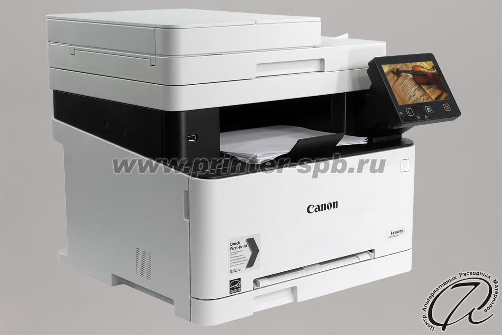 Цветной МФУ Canon i-SENSYS MF633Cdw, вид слева МФУ Canon i-SENSYS MF633Cdw
