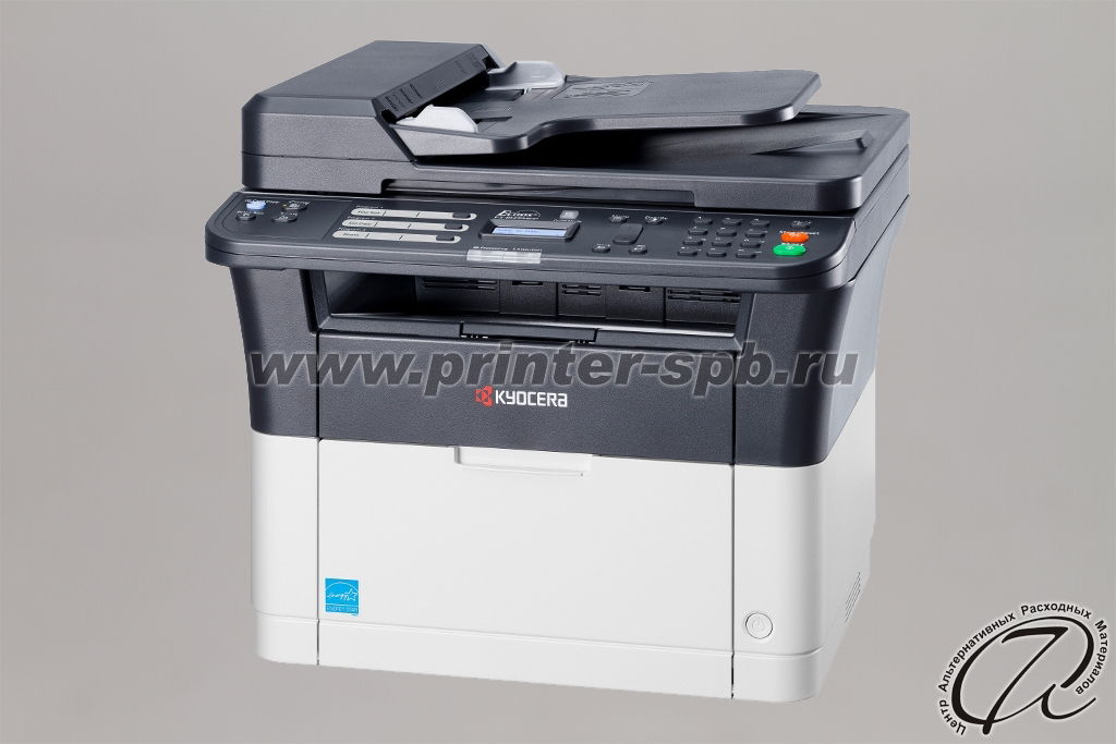 Монохромный МФУ Kyocera fs-1125mfp, вид справа Лазерный МФУ Kyocera fs-1125mfp