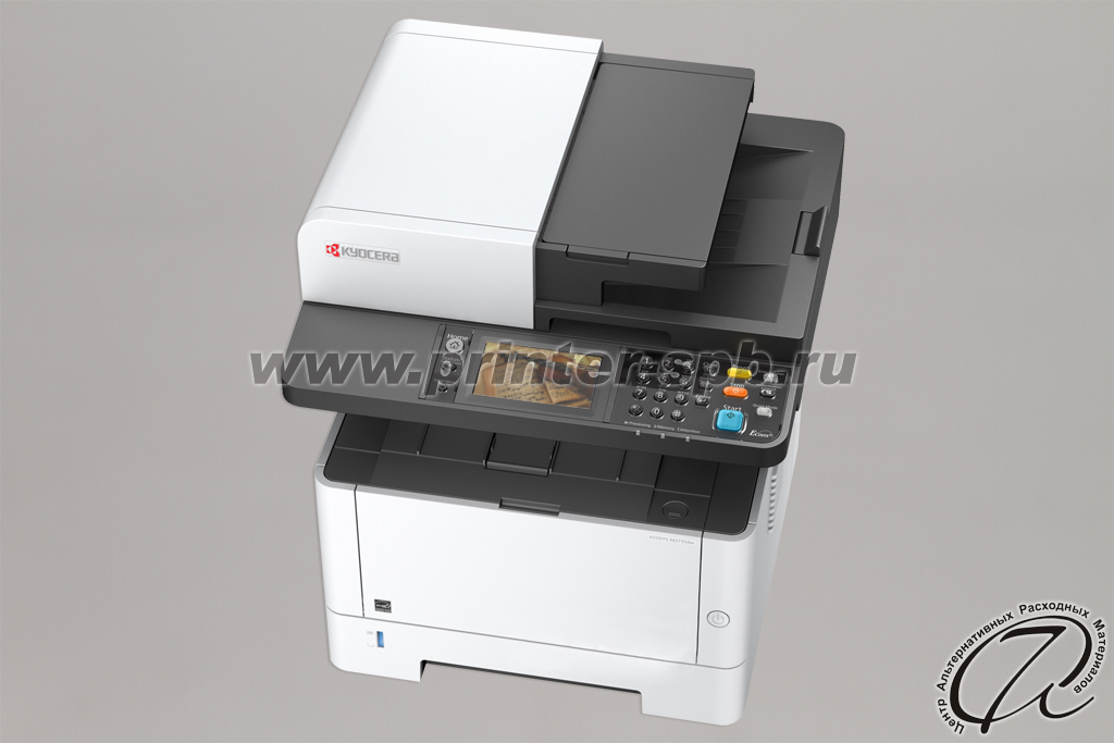 Монохромный МФУ Kyocera m2735dw, вид справа Лазерный МФУ Kyocera m2735dw