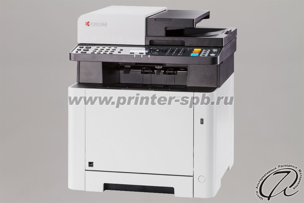 Цветной МФУ Kyocera ECOSYS M5521cdn, вид справа Лазерный МФУ Kyocera ECOSYS M5521cdn