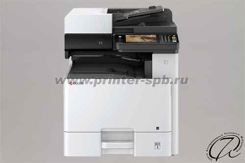 Цветной МФУ Kyocera m8130cidn, фронтальный вид Лазерный МФУ Kyocera m8130cidn