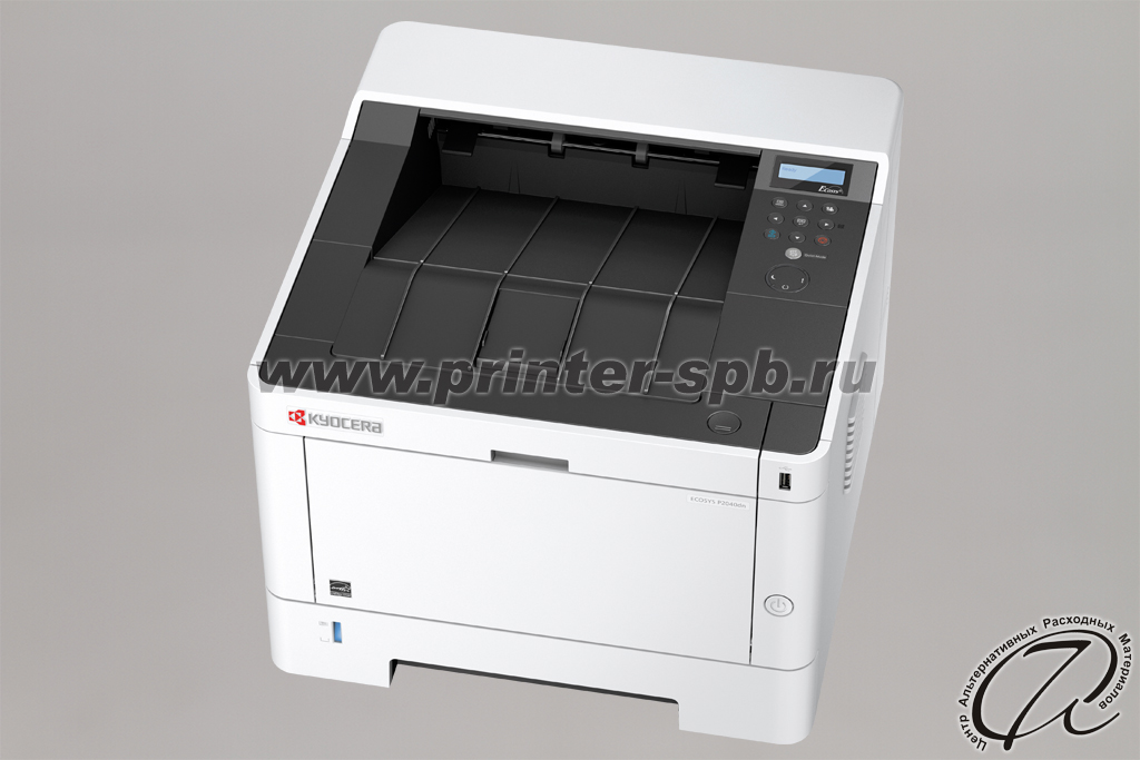 Монохромный принтер Kyocera p2040dn, вид справа Лазерный принтер Kyocera p2040dn