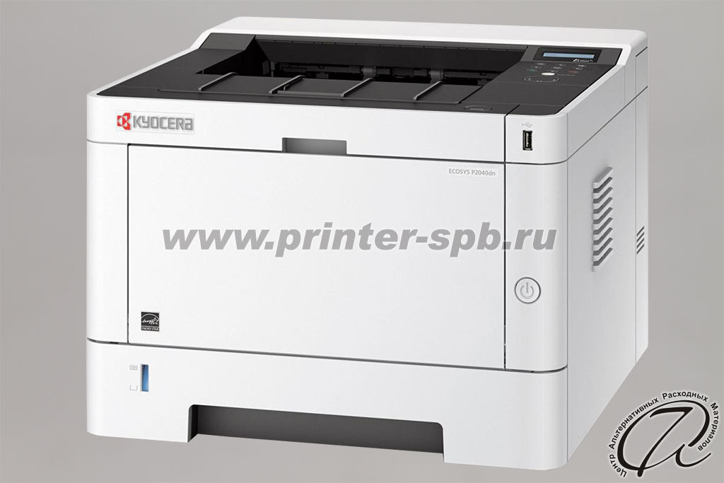 Монохромный принтер Kyocera p2040dn, вид справа Лазерный принтер Kyocera p2040dn