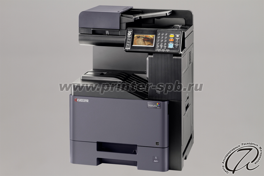 Цветной МФУ Kyocera taskalfa 306ci, вид справа Лазерный МФУ Kyocera taskalfa 306ci