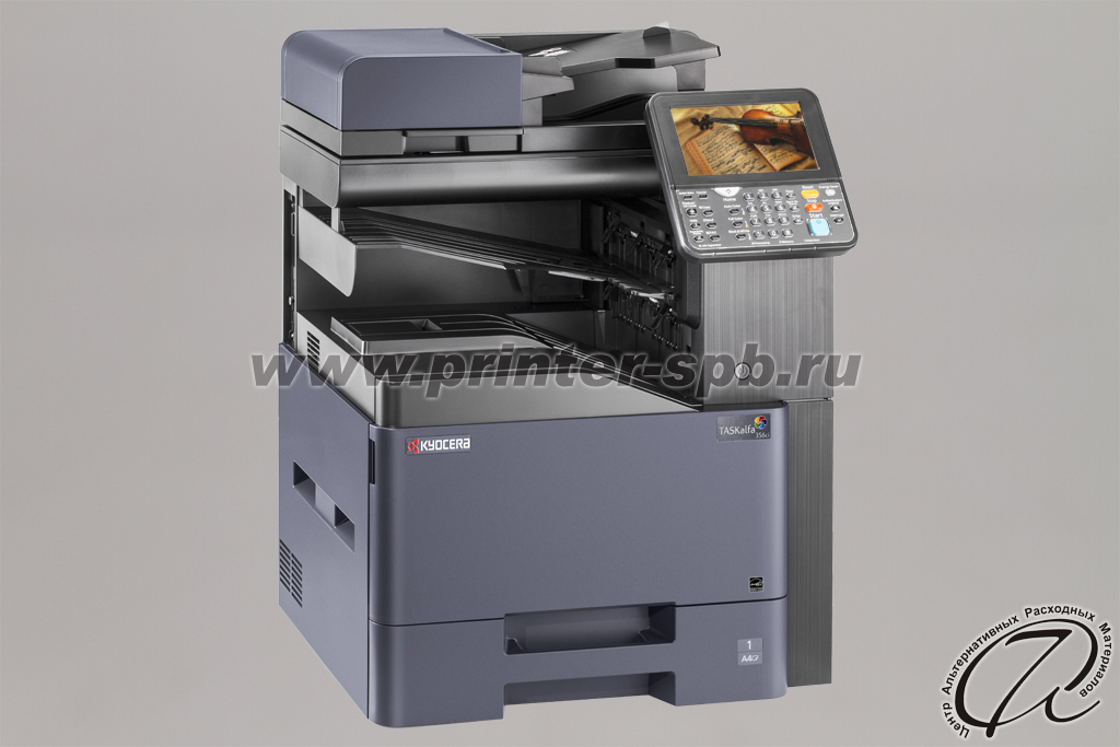 Цветной МФУ Kyocera taskalfa 356ci, вид слева Лазерный МФУ Kyocera taskalfa 356ci