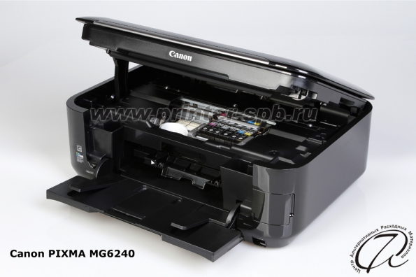 Canon PIXMA MG6240: вид внутри