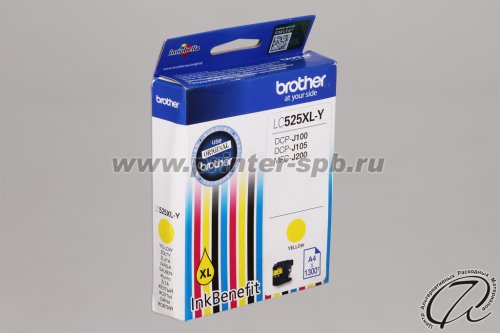 Картридж Brother LC525XL-Y YELLOW